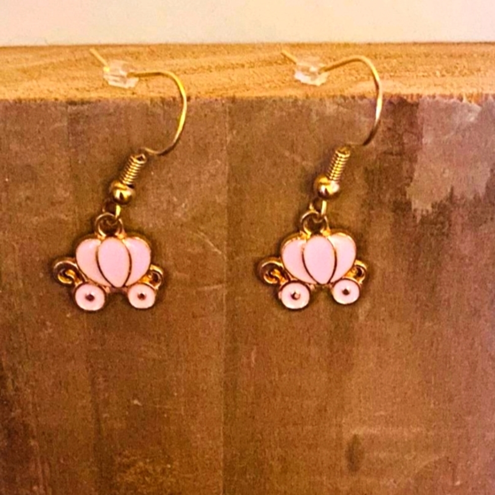 Pink Claridge earrings